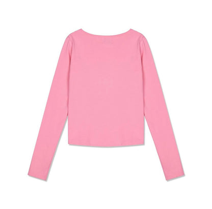 Love City Boat Neck T-Shirt Pink