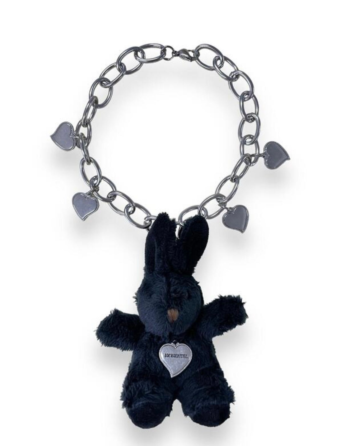 black rabbit necklace