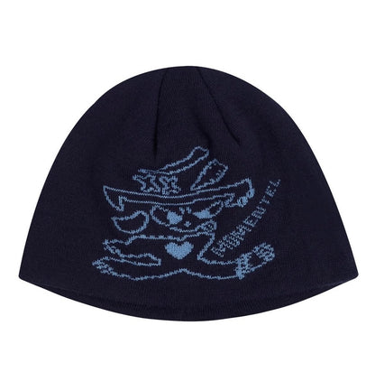 MOMENTEL love knit beanie navy