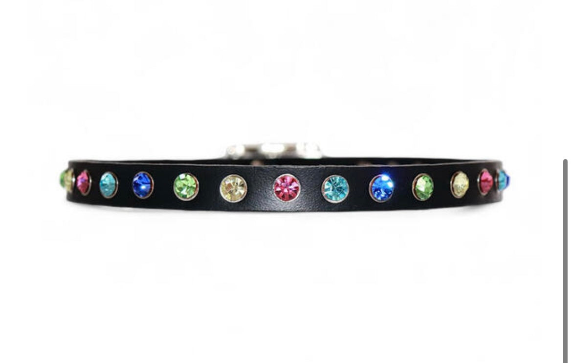 Love City Light Choker Black