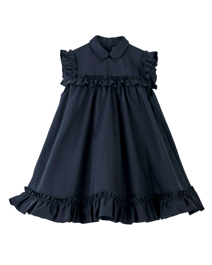 CHILDHOOD FRILLED-MINI DRESS