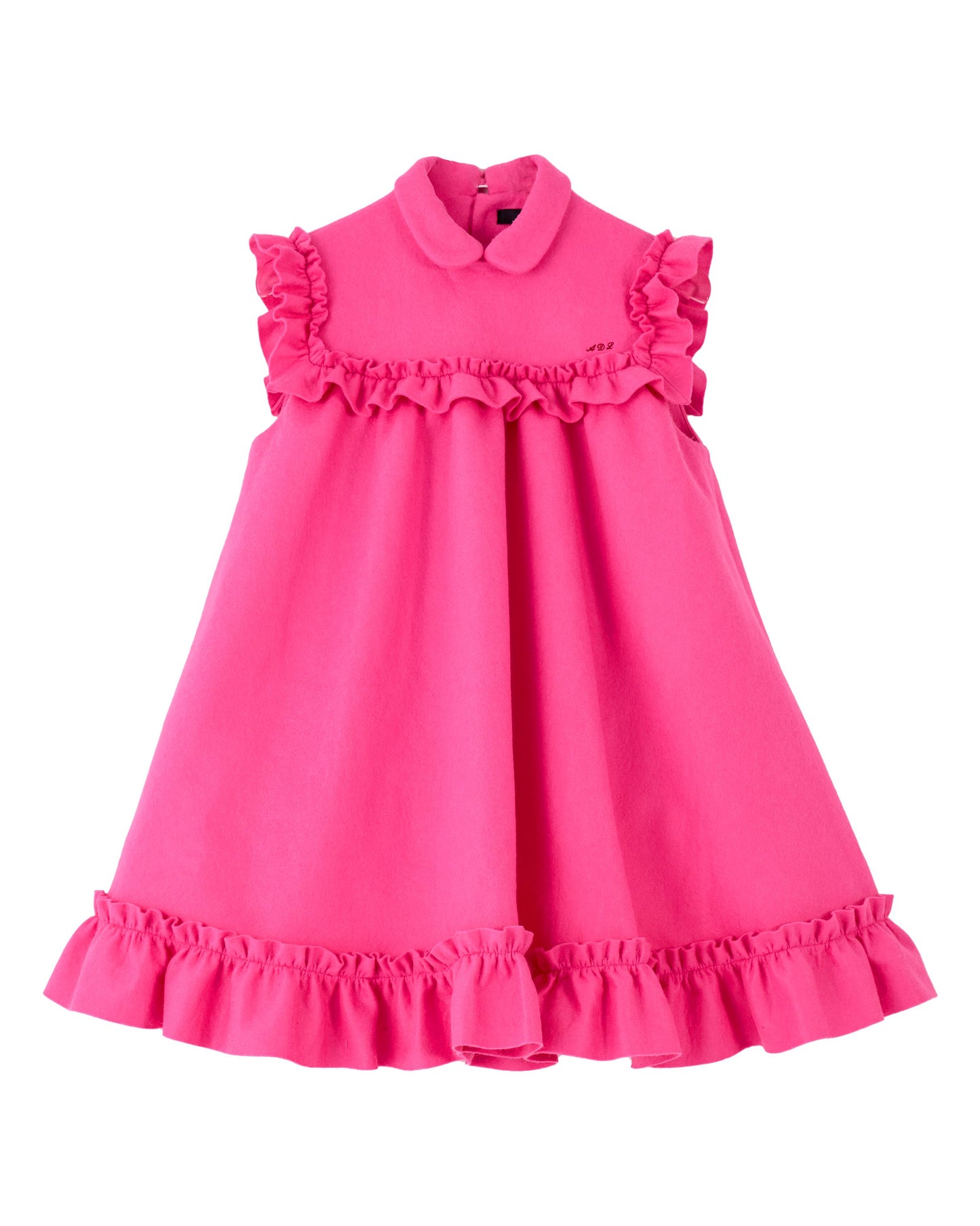 CHILDHOOD FRILLED-MINI DRESS