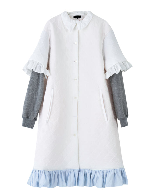 Quilting long coat