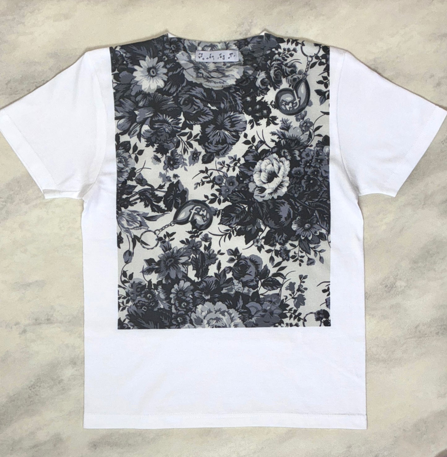 flower pattern print t shirt