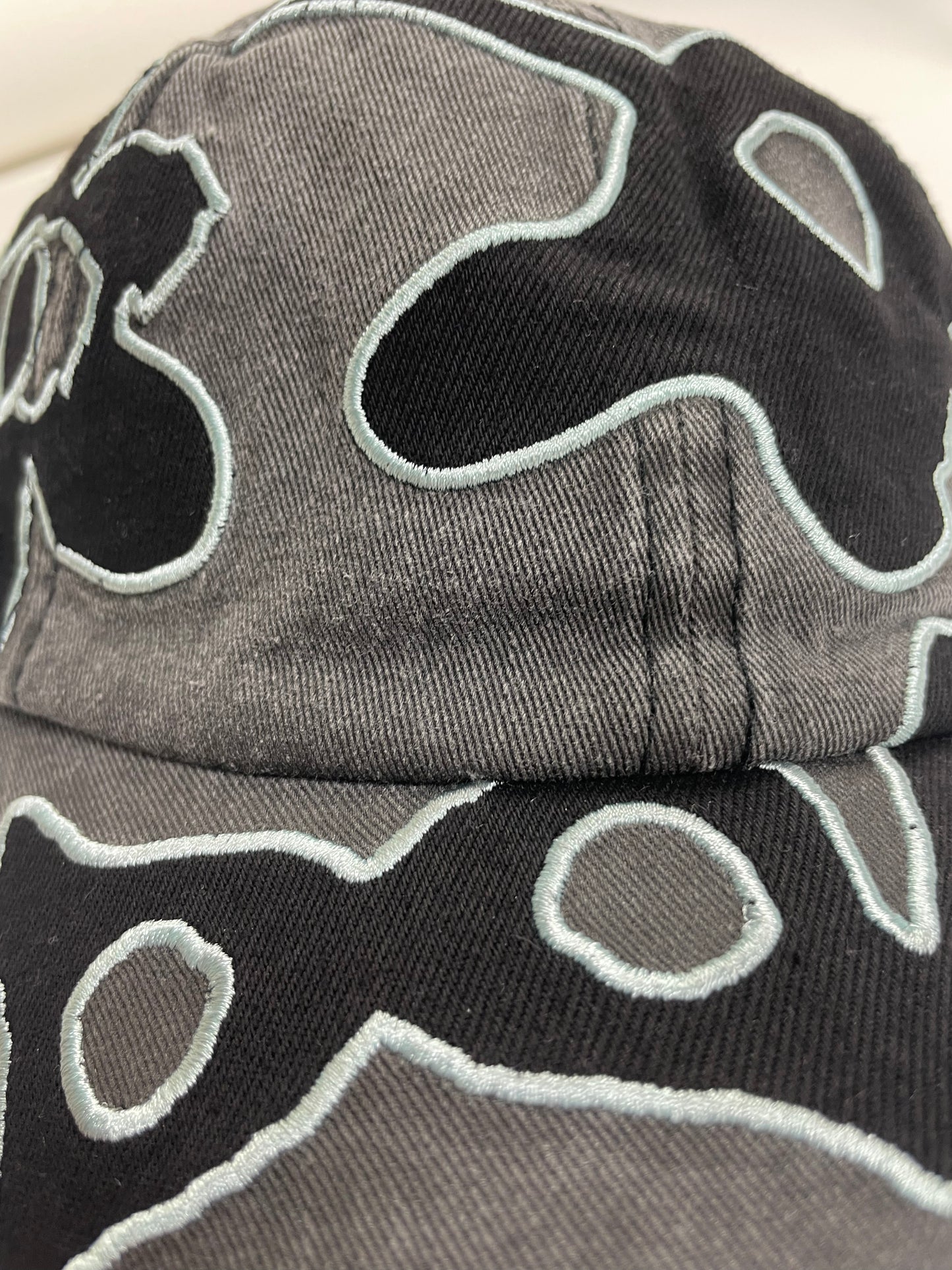LOOKE DENIM APPLIQUE BASEBALL CAP