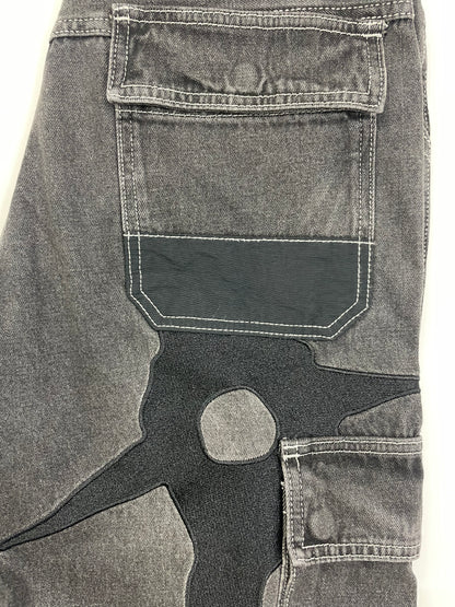 RATCHET WIDE LEG JEANS