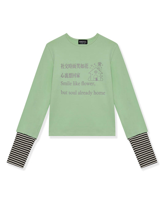 Go Home Stripe Long Sleeve