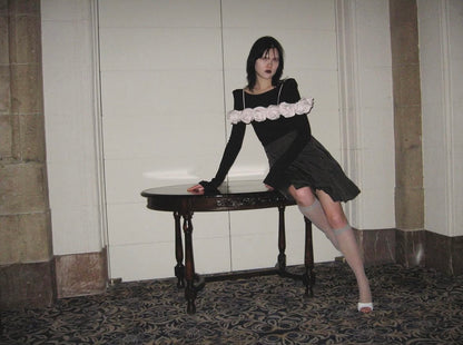 SCHOOL pleats skirt