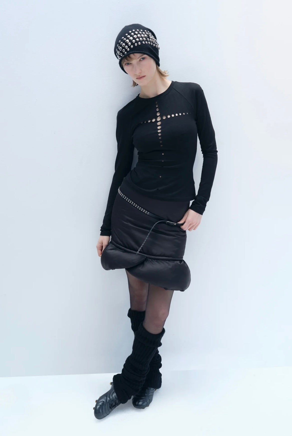 Cross Shaped Laser cut T-shirt