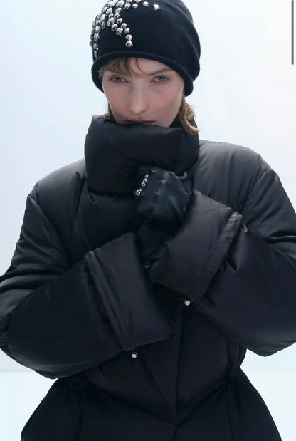 Starfish Silver Diamond Embellishment Beanie