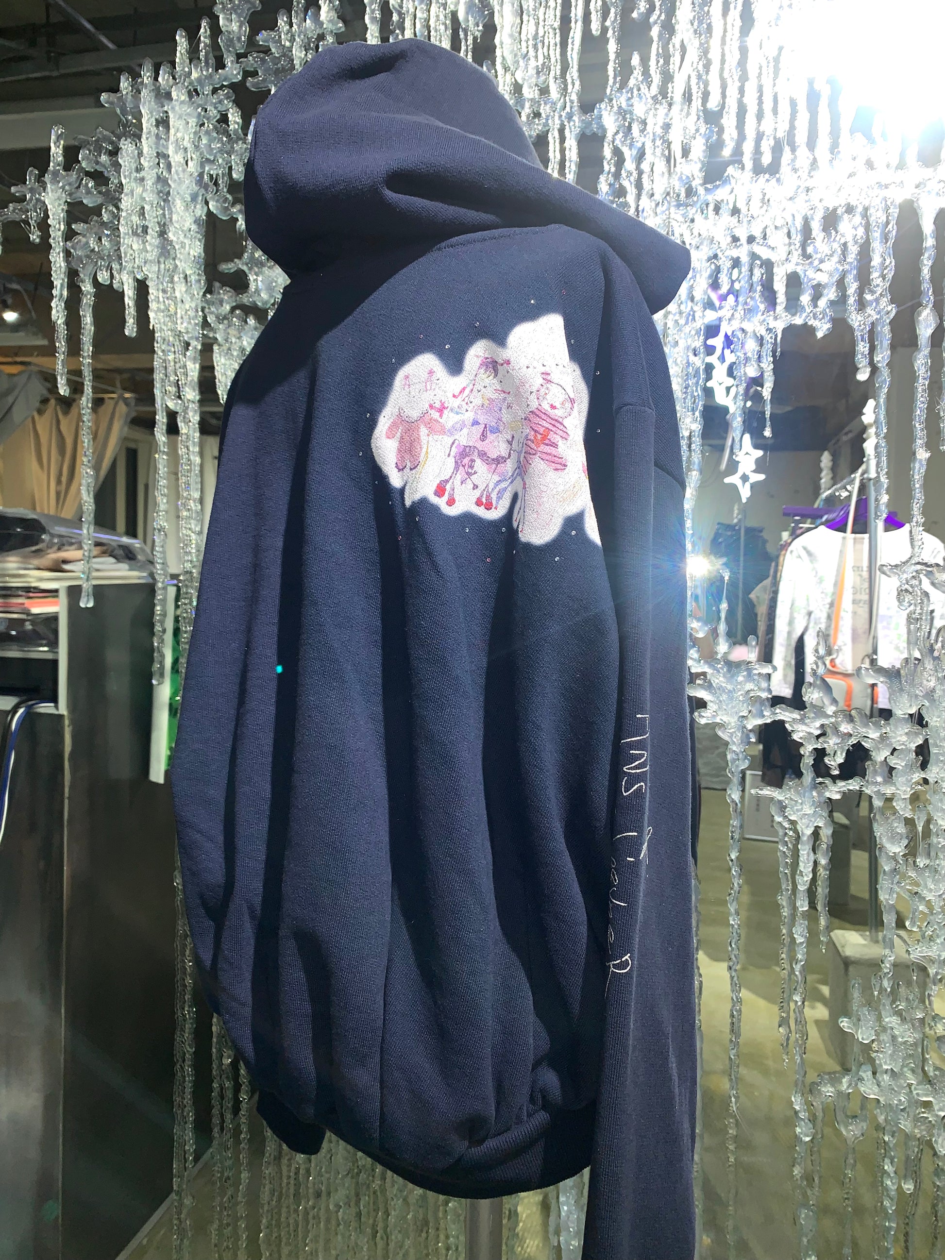 ans dotsloevner daria balloon hoodie ans dotsloevner daria balloon hoodie