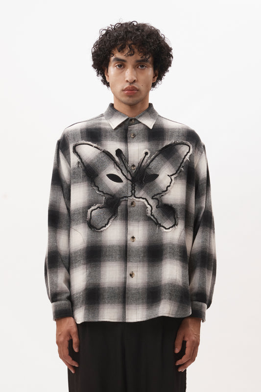 ALIEN KISS CHECK OVER SHIRT