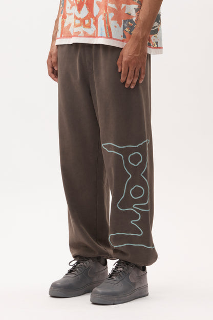 SAND SCRIPT SWEATPANT
