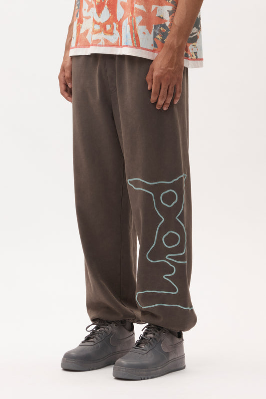 SAND SCRIPT SWEATPANT