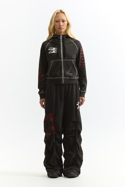 CELESTIAL EQUATOR HOODED ZIP THRU SWEAT