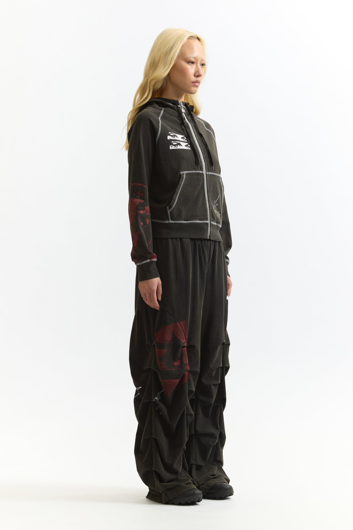 CELESTIAL EQUATOR HOODED ZIP THRU SWEAT