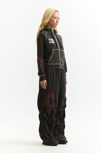 CELESTIAL EQUATOR HOODED ZIP THRU SWEAT