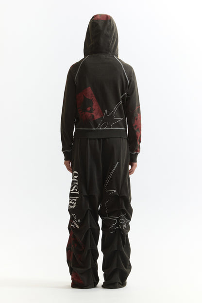 CELESTIAL EQUATOR HOODED ZIP THRU SWEAT